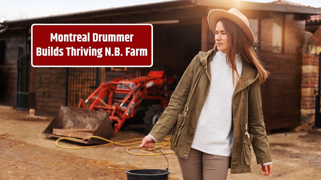From Jazz Gigs to Tractor Rigs – Montreal Drummer Builds Thriving N.B. Farm