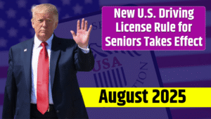New U.S. Driving License Rule for Seniors Takes Effect August 2025 – Key Changes for Drivers 70 and Older